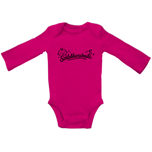 Baby Bio Bodysuit Langarm „Schlabberschnute“ – weich & bequem