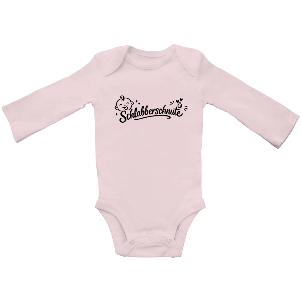 Baby Bio Bodysuit Langarm „Schlabberschnute“ – weich & bequem