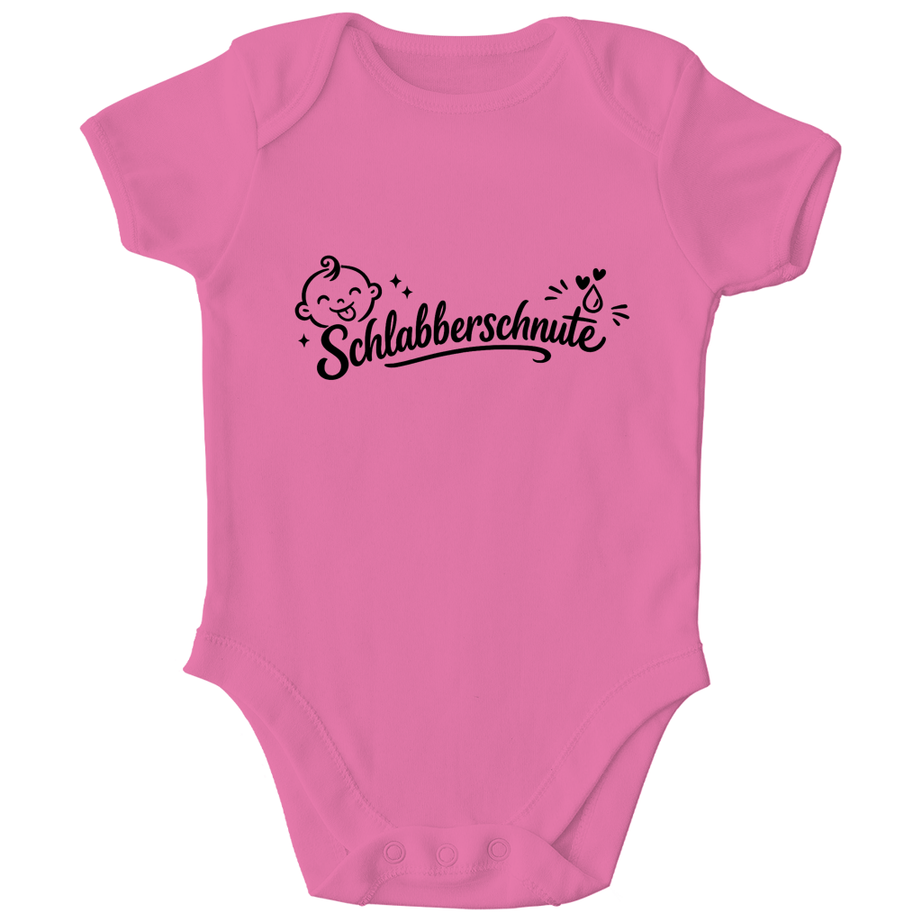 Kinder Bio Baumwolle Body „Schlabberschnute“ – weich & hautfreundlich