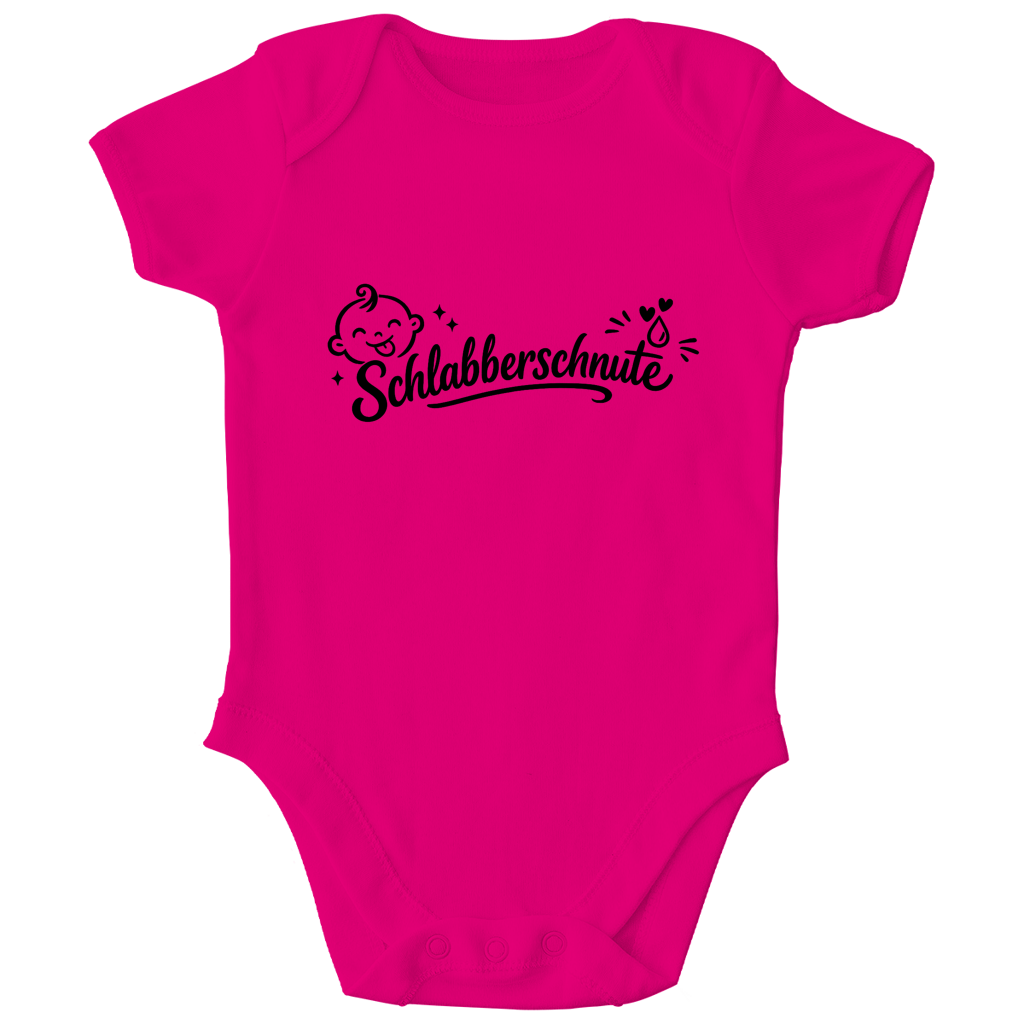Kinder Bio Baumwolle Body „Schlabberschnute“ – weich & hautfreundlich