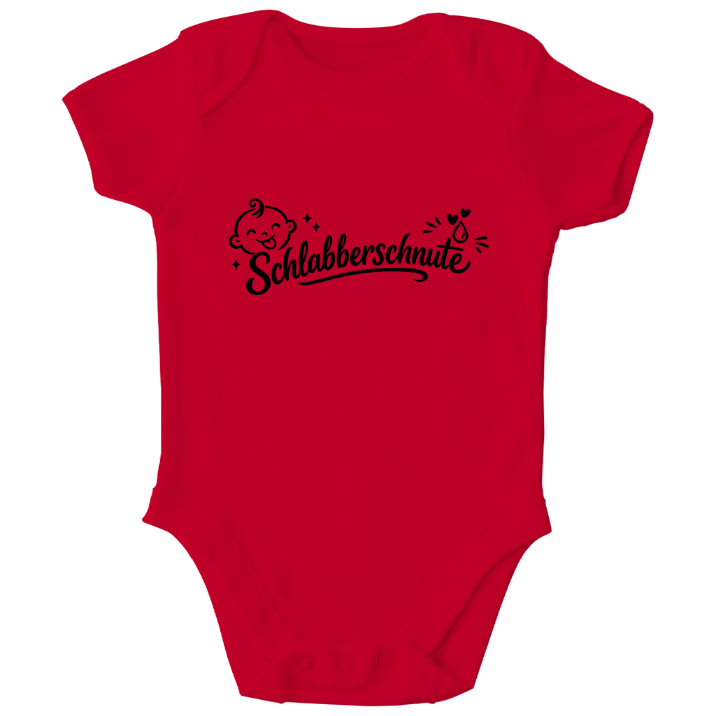 Kinder Bio Baumwolle Body „Schlabberschnute“ – weich & hautfreundlich