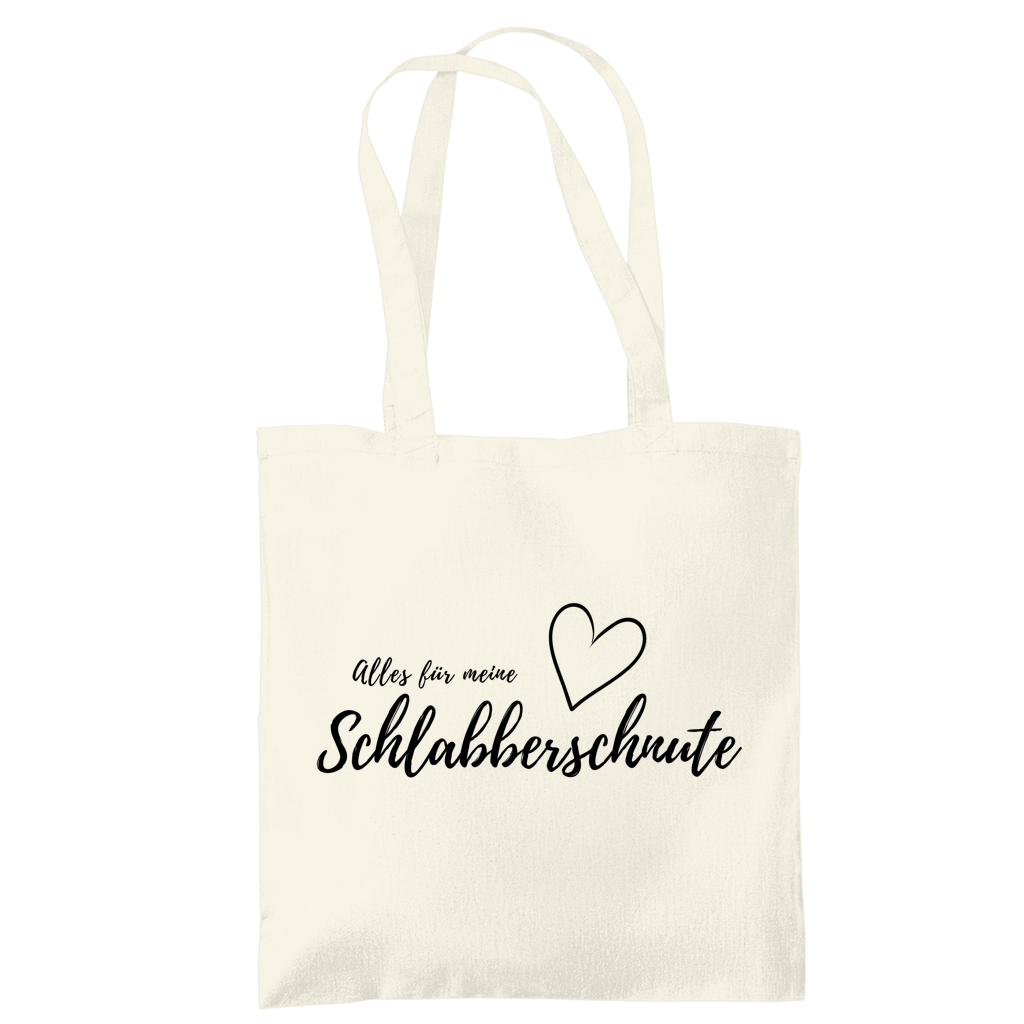 Druck Tragetasche „alles für meine Schlabberschnute“