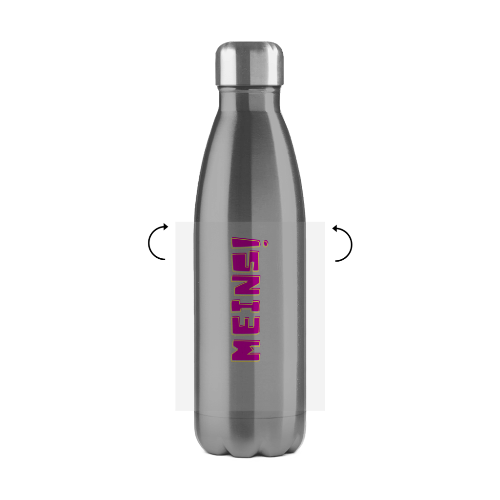 Thermoflasche Edelstahl – hält warm & kalt | 500 ml personalisierbar