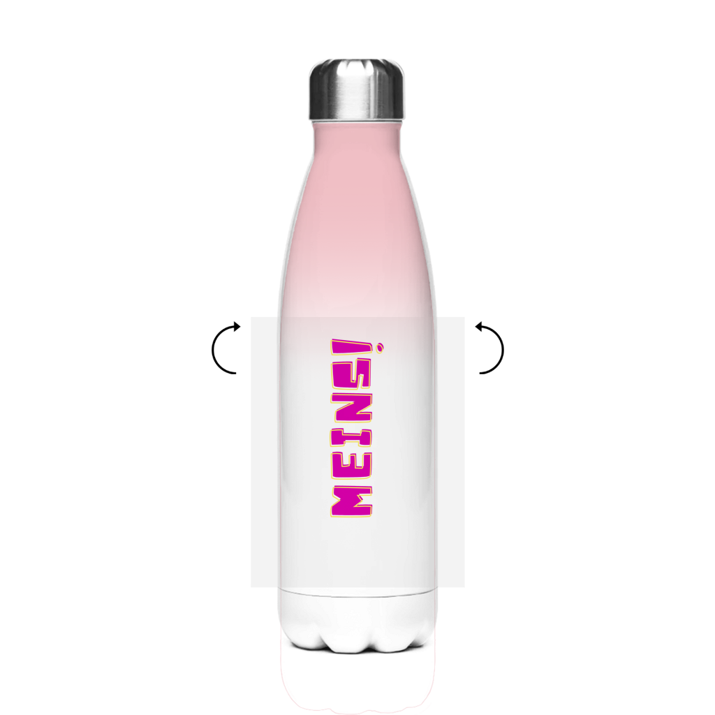 Thermoflasche Edelstahl – hält warm & kalt | 500 ml personalisierbar