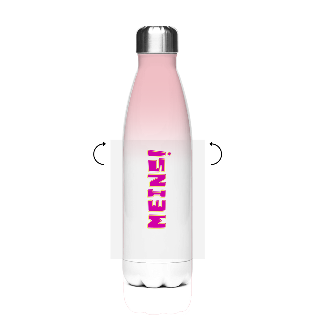 Thermoflasche Edelstahl – hält warm & kalt | 500 ml personalisierbar