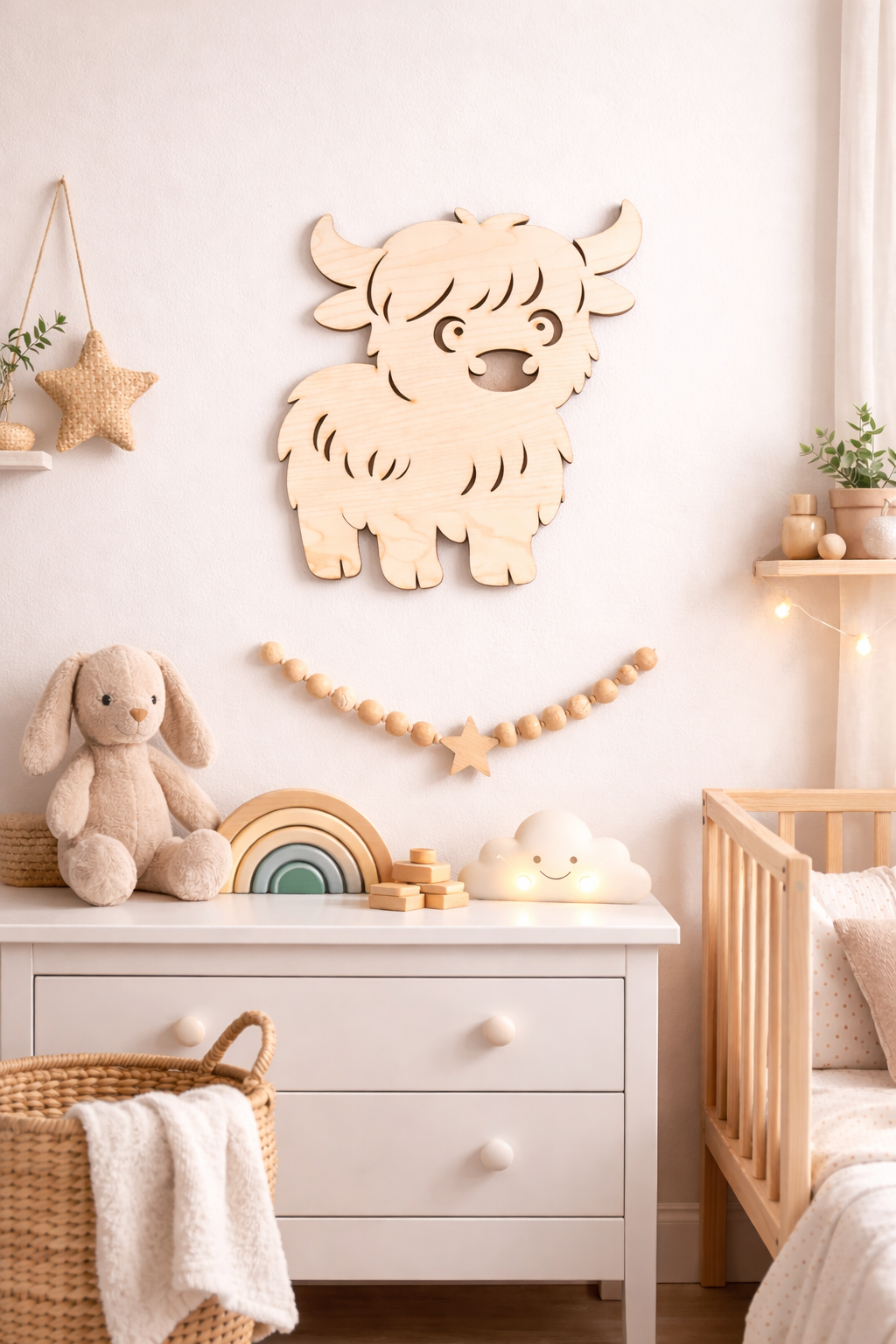 Bauernhof Wandbilder aus Holz – für Baby- & Kinderzimmer