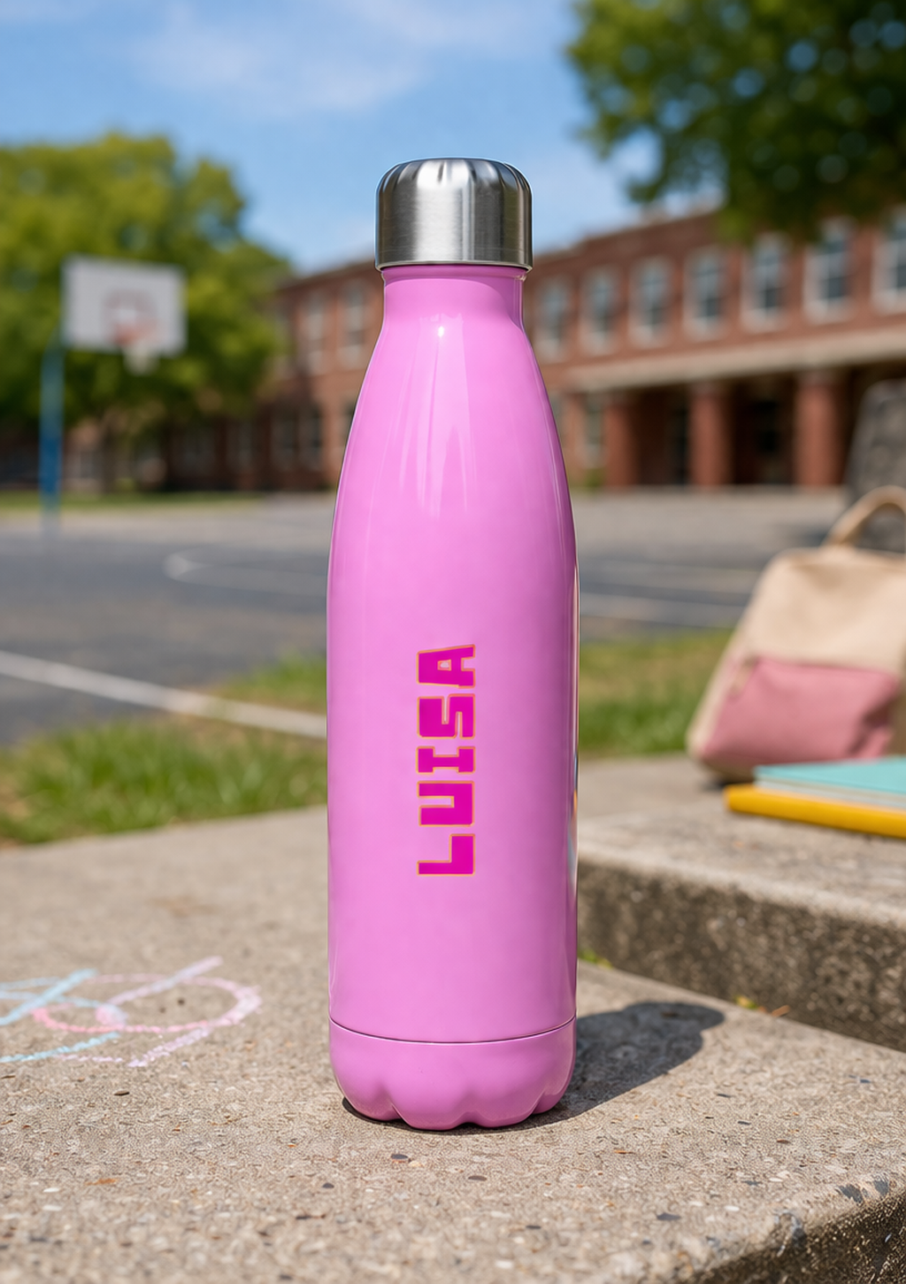 Thermoflasche Edelstahl – hält warm & kalt | 500 ml personalisierbar