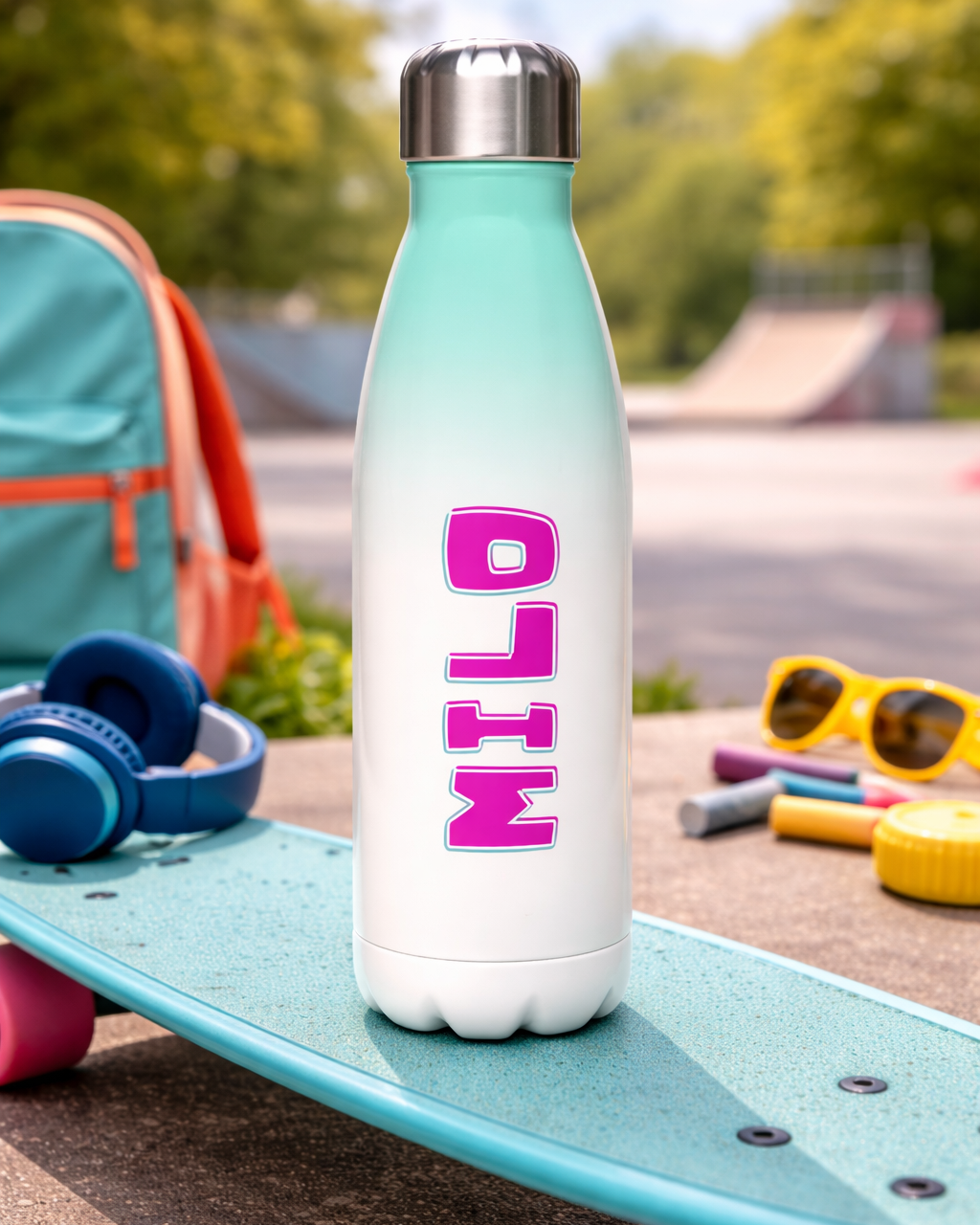 Thermoflasche Edelstahl – hält warm & kalt | 500 ml personalisierbar