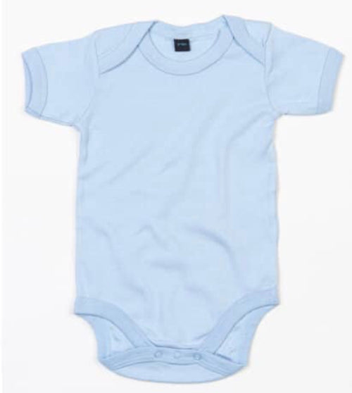 Baby Body personalisiert Kurzarm – Wunschmotiv & Name bestickt