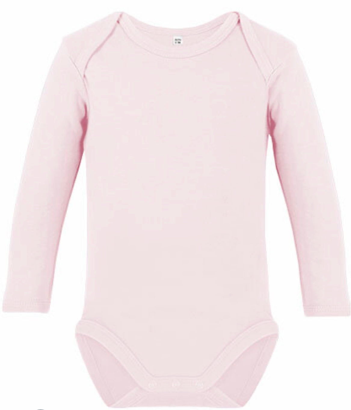 Baby Body personalisiert Langarm – Wunschmotiv & Name bestickt