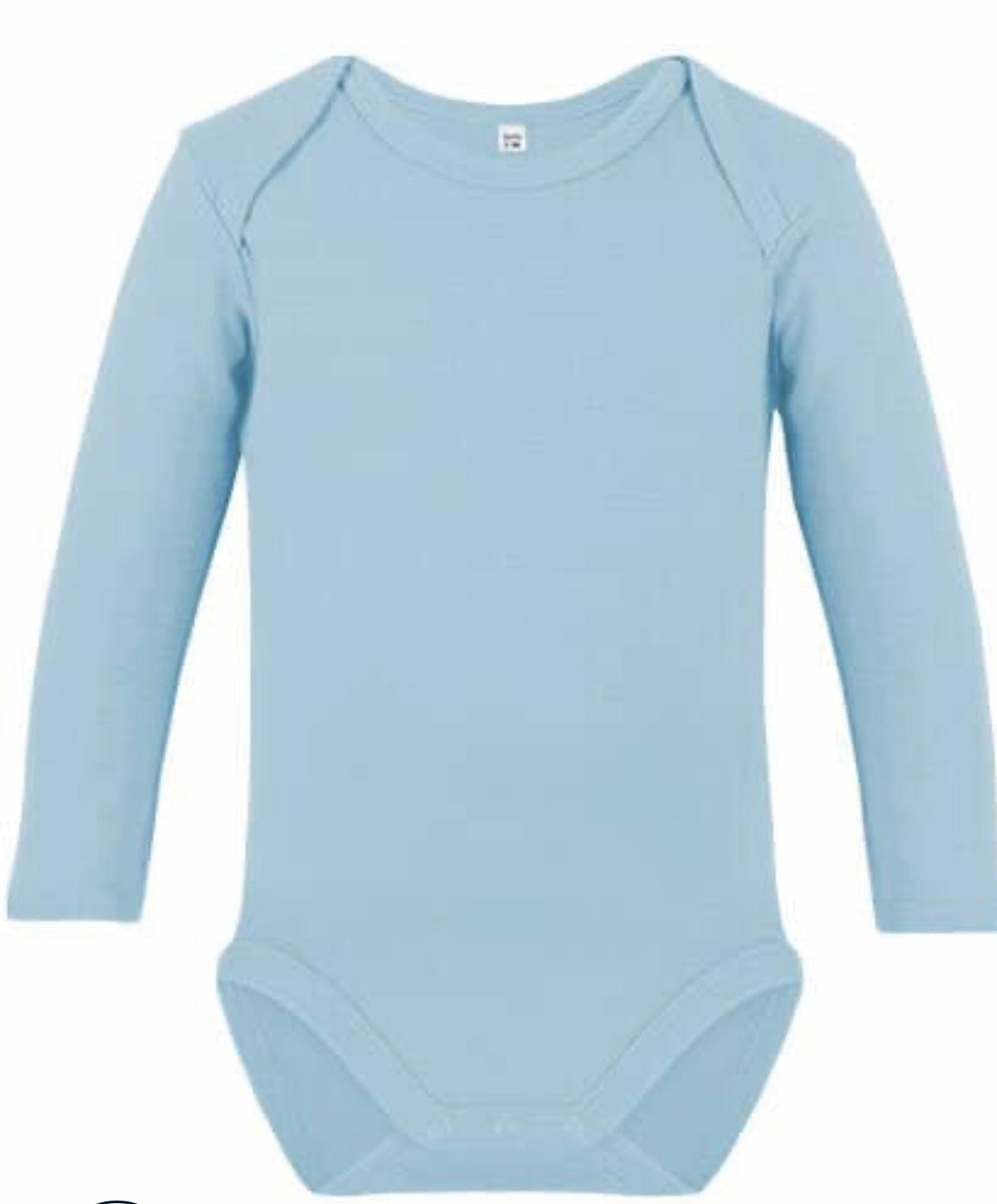 Baby Body personalisiert Langarm – Wunschmotiv & Name bestickt