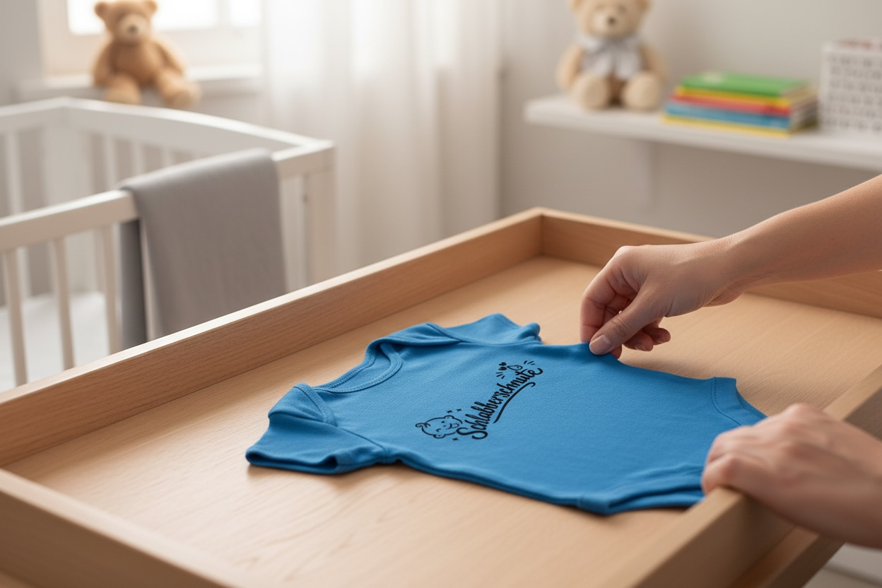 Kinder Bio Baumwolle Body „Schlabberschnute“ – weich & hautfreundlich