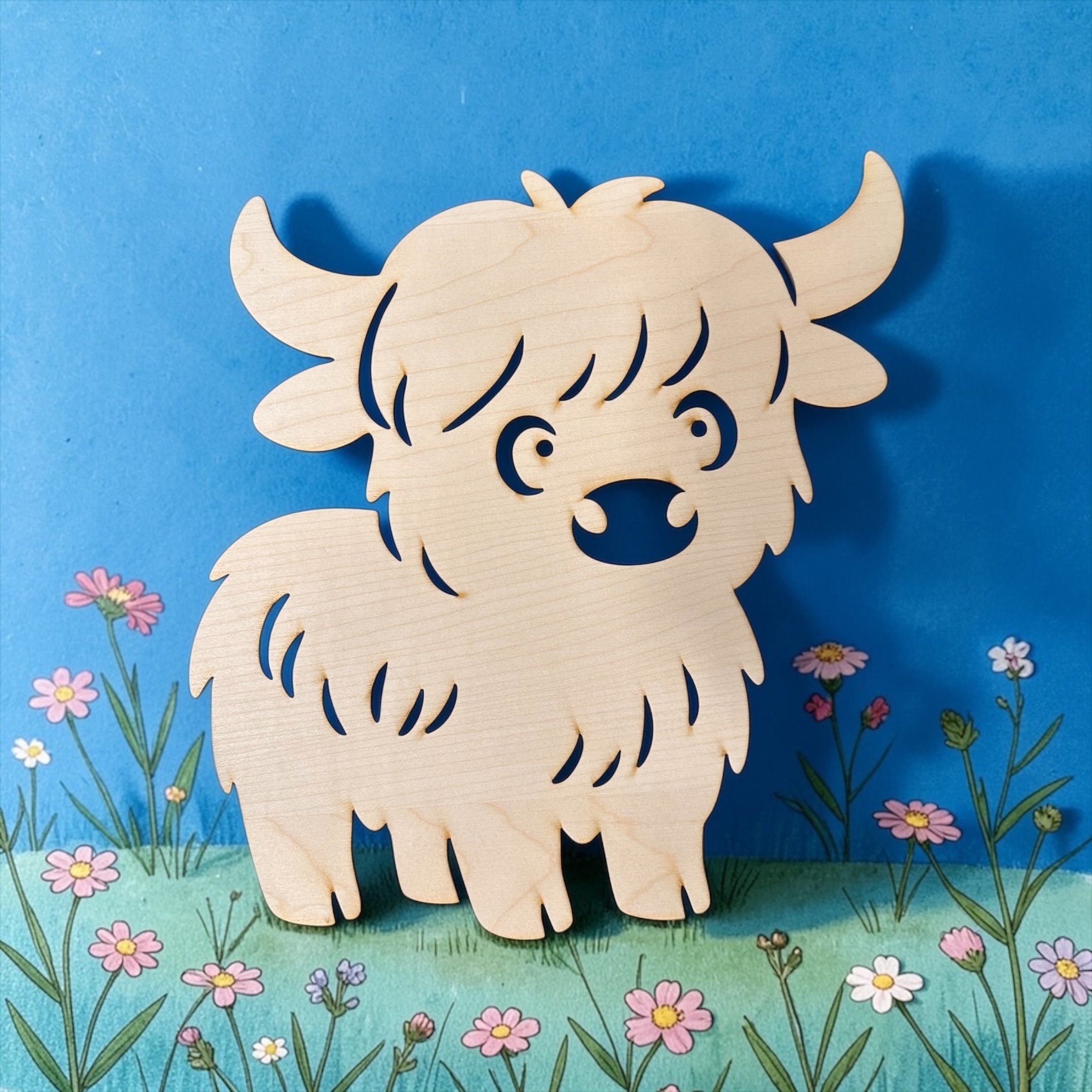 Bauernhof Wandbilder aus Holz – für Baby- & Kinderzimmer