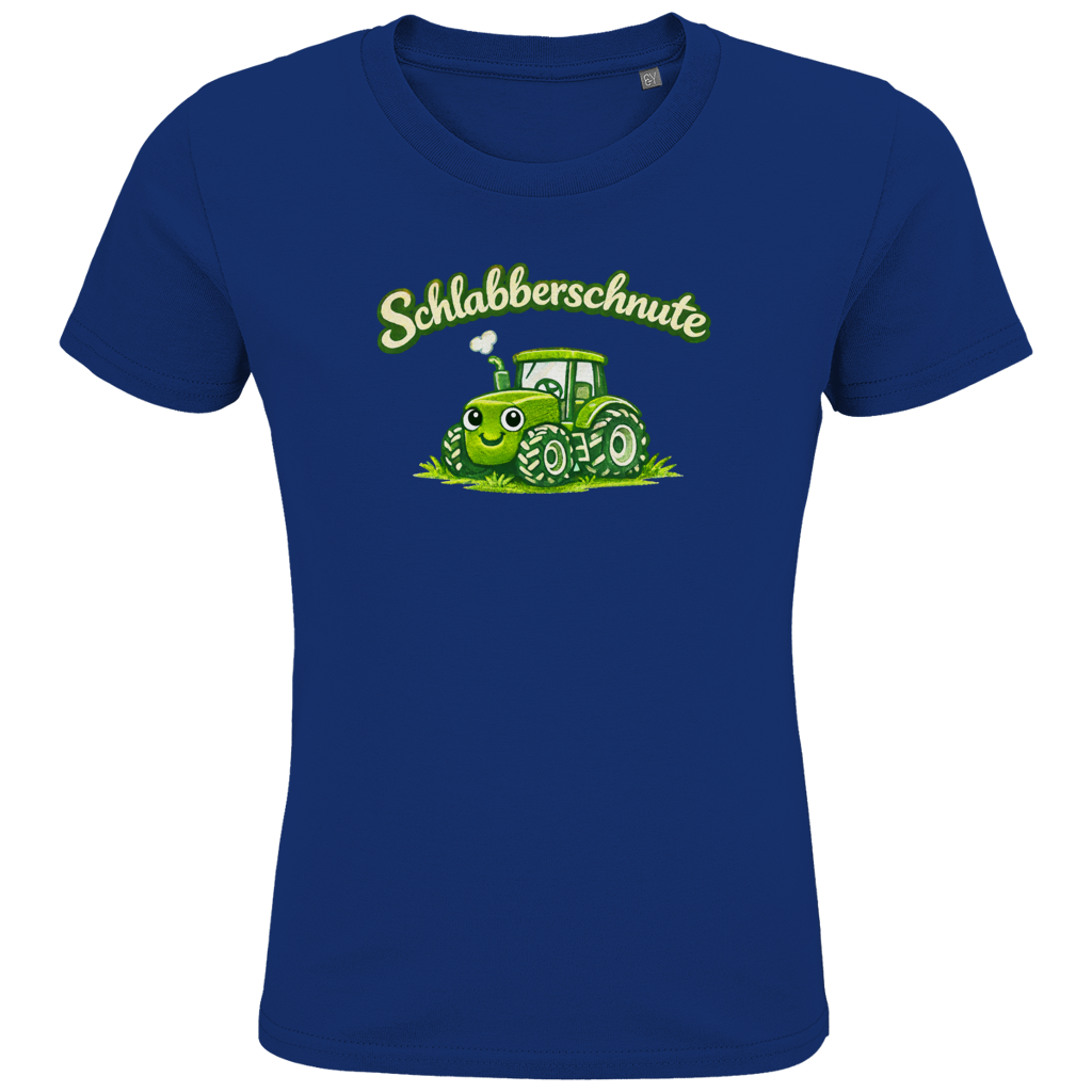 Druck Kids Premium Bio T-Shirt Traktor | 100% Baumwolle | Schlabberschnute